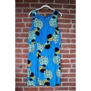 Silk Print Tank Dress